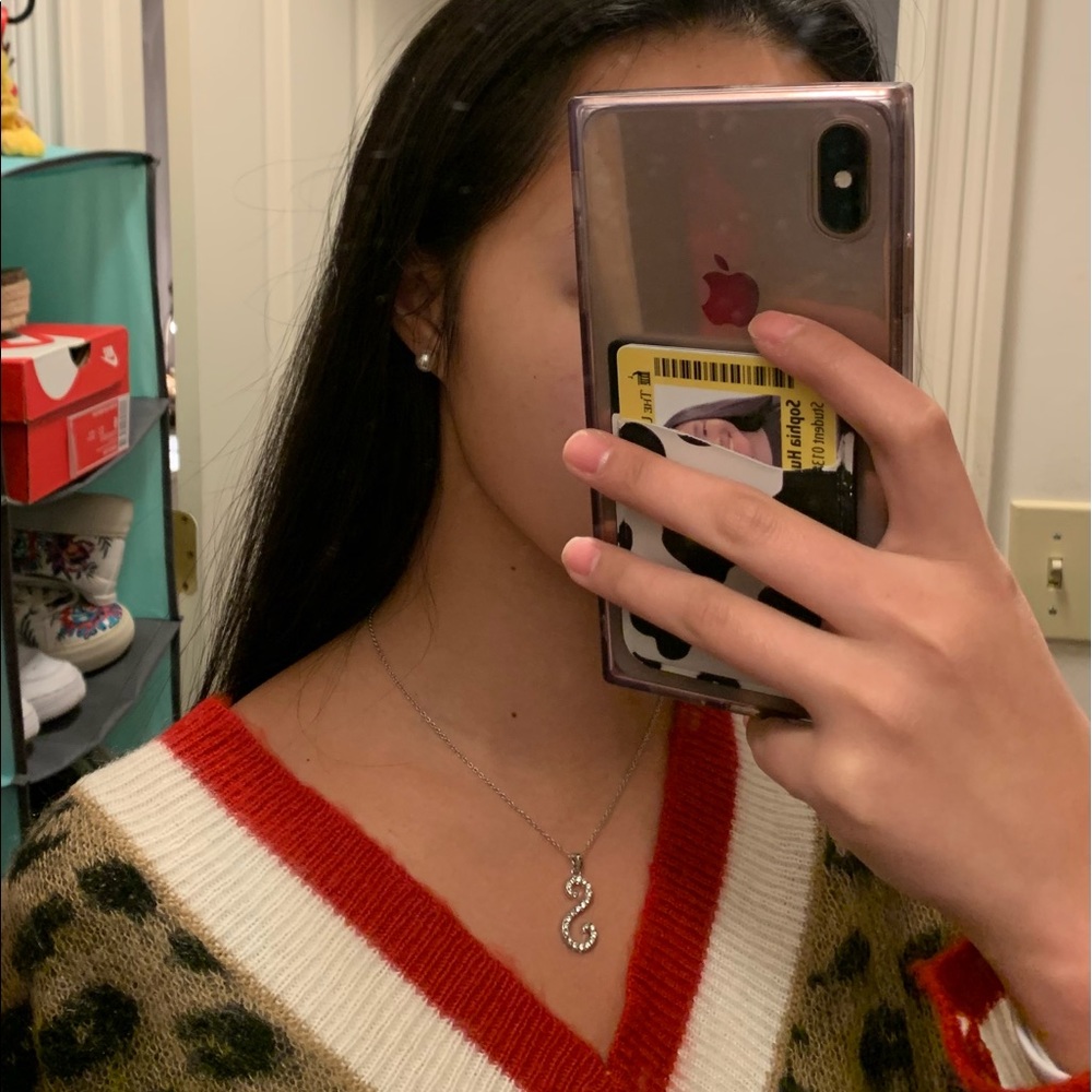 Silver “S” necklace